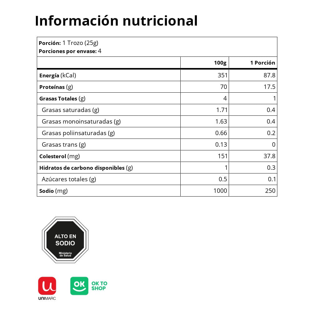 Charqui de vacuno Las Cardas doy pack 100 g Charqui de vacuno Las Cardas doy pack 100 g