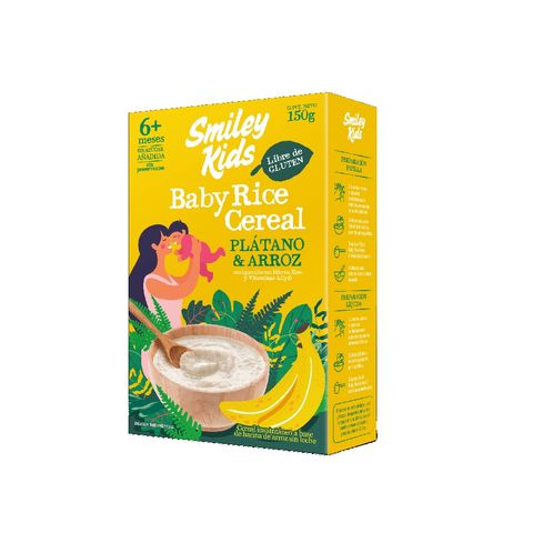 Cereal Smiley Kids baby rice banana 150 g