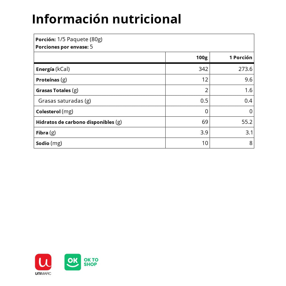 Pasta mostaccioli Carozzi 400 g Pasta mostaccioli Carozzi 400 g