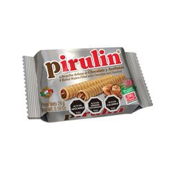 Galleta Pirulin barquillo relleno chocolate avellana 24 g