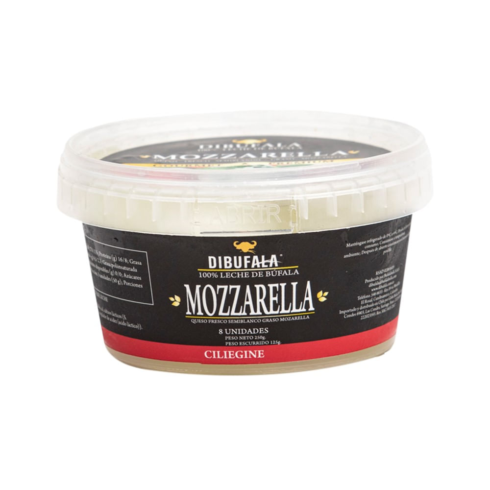 Queso fresco mozzarella Dibúfala ciliegine 125 g
