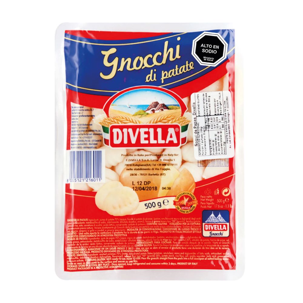 Pasta gnocchi di patate Divella 500 g