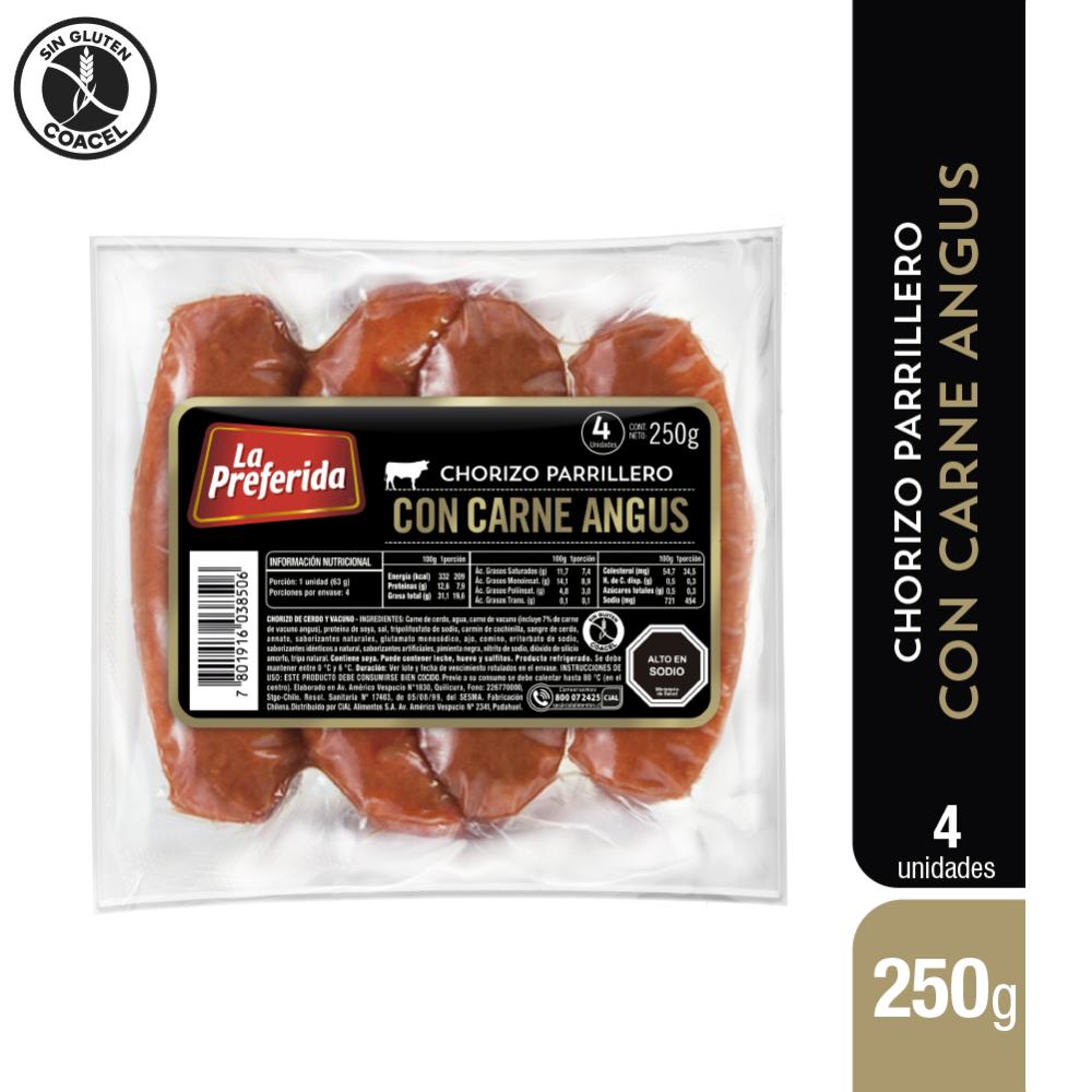 Chorizo angus La Preferida 250 g