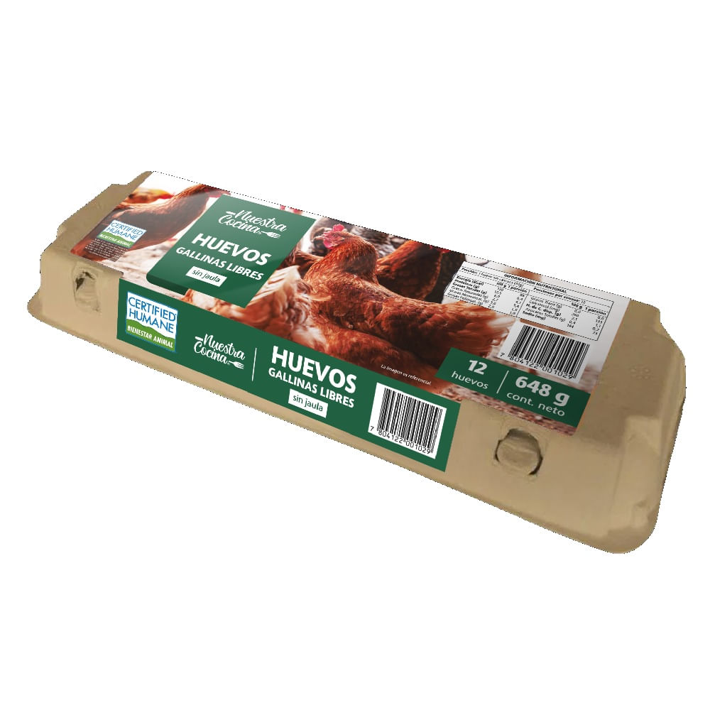 Huevos gallina libre Nuestra Cocina 12 un