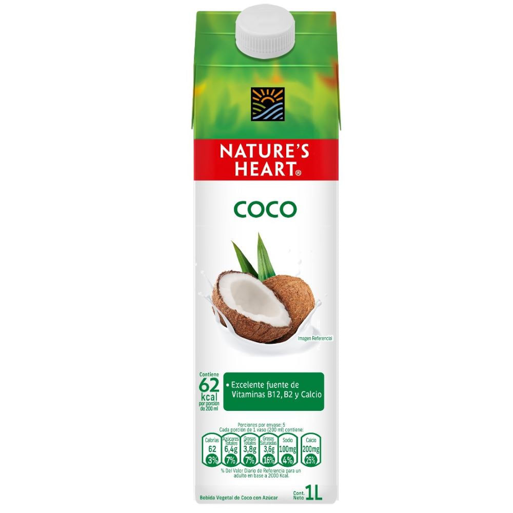 Bebida vegetal Natures Heart coco 1 L