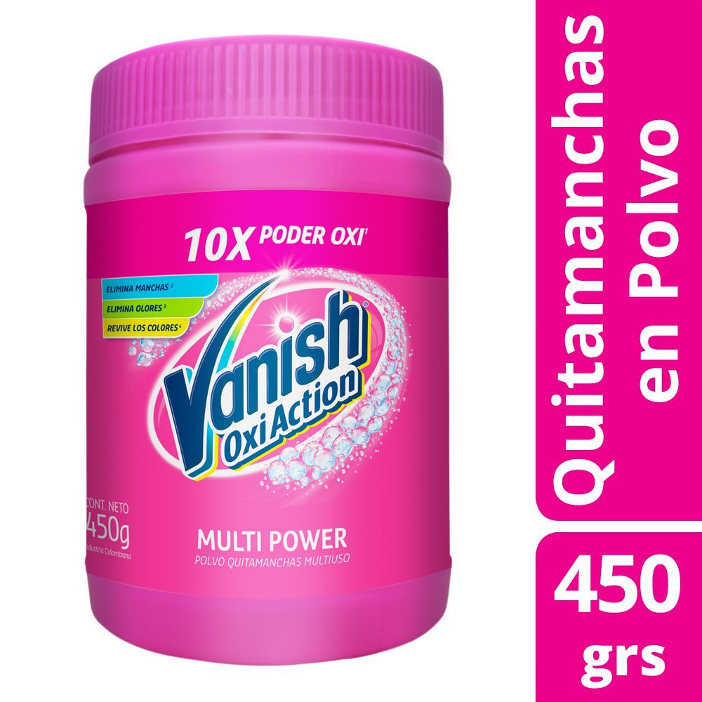 Quitamanchas Vanish rosa polvo 450 g