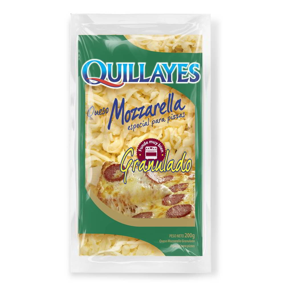 Queso mozzarella Quillayes granulado 200 g