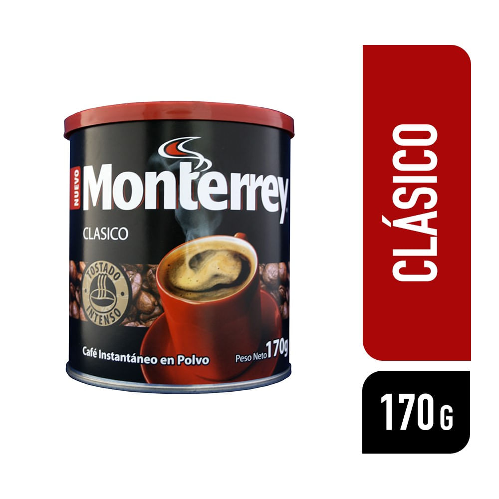 Café instantáneo Monterrey clásico lata 170 g