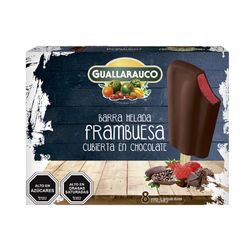 Pack helado Guallarauco sabor frambuesa con chocolate 8 un