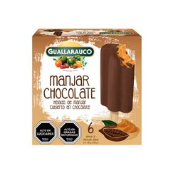 Helado Guallarauco manjar chocolate 6 un de 58 g