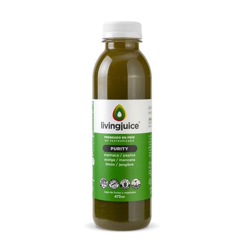 Jugo Livingjuice purity botella 473 ml