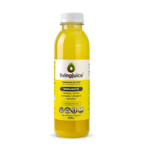 Jugo Livingjuice immunity botella 473 ml