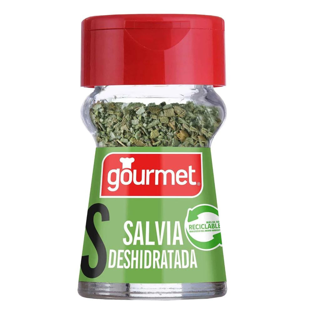 Salvia deshidratada Gourmet frasco 9 g