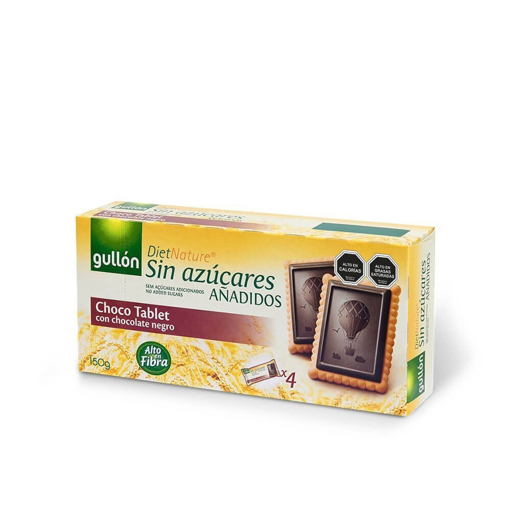 Choco tablet Gullón sin azúcar añadida 150 g