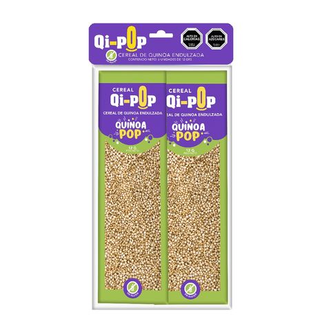 Cereal Qi-Pop quinoa endulzada 72 g
