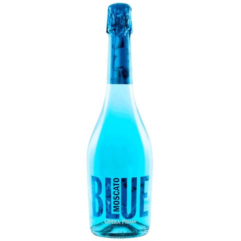 Espumante moscato Opera Prima blue botella 750 cc