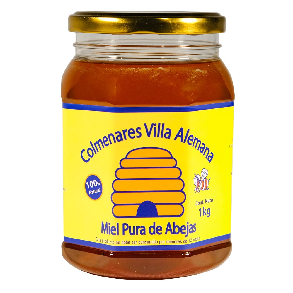 Miel de abeja Villa Alemana frasco 1 Kg