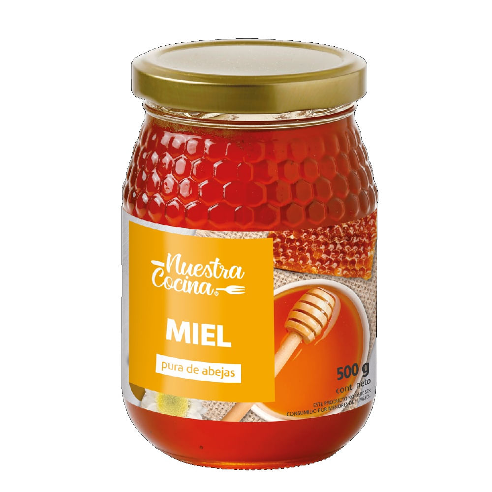 Miel de abeja Nuestra Cocina frasco 500 g