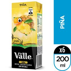 Pack Néctar Andina del Valle piña 6 un de 200 ml