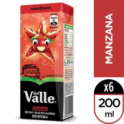 Pack Néctar Andina del Valle manzana 6 un de 200 ml