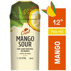Cóctel Capel mango 12° botella 700 cc