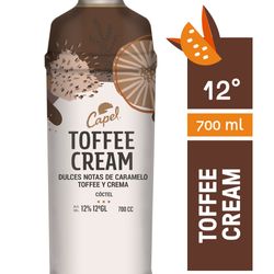 Cóctel Capel toffee cream 12° botella 700 cc