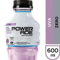 Bebida Powerade zero uva 600 ml