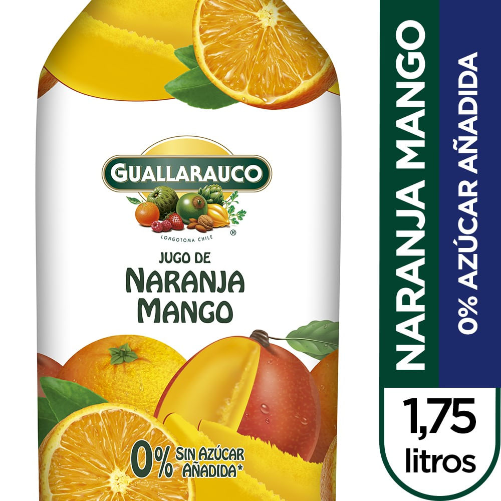 Jugo fresco Guallarauco naranja mango 1.75 L