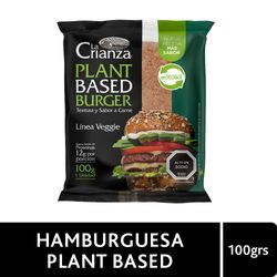 Hamburguesa La Crianza plant based 100 g