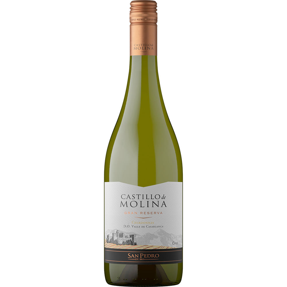 Vino Castillo de Molina gran reserva chardonnay 750 cc Vino Castillo de Molina gran reserva chardonnay 750 cc
