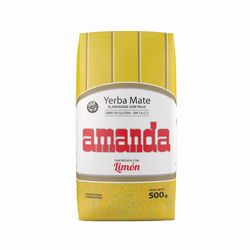 Yerba Mate Amanda 500 Gr Limon