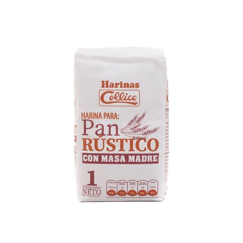 Harina sin polvos Collico para pan rústico 1 Kg