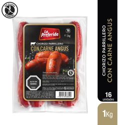 Chorizo parrillero angus La Preferida 1 Kg