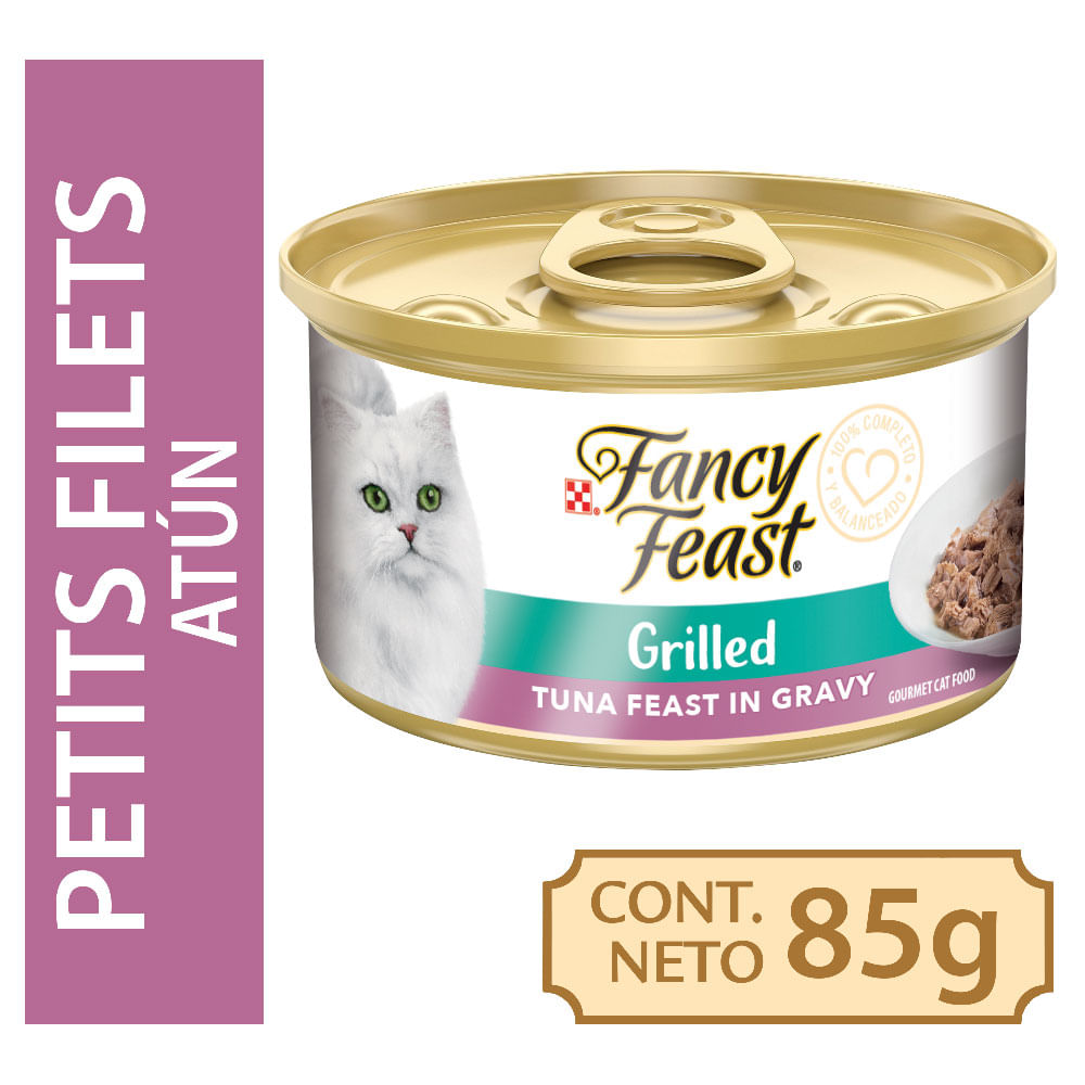 Alimento húmedo gato Fancy Feast grilled atún lata 85 g