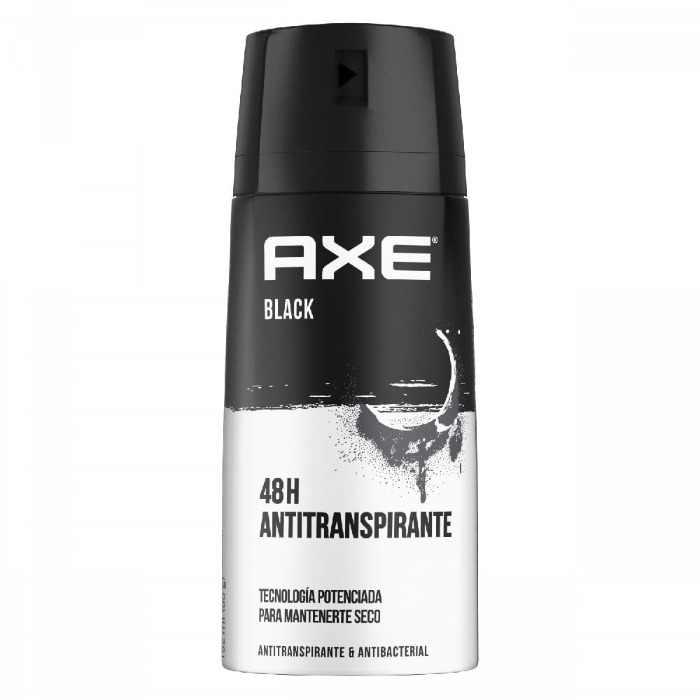 Desodorante spray Axe antitranspirante black 152 ml