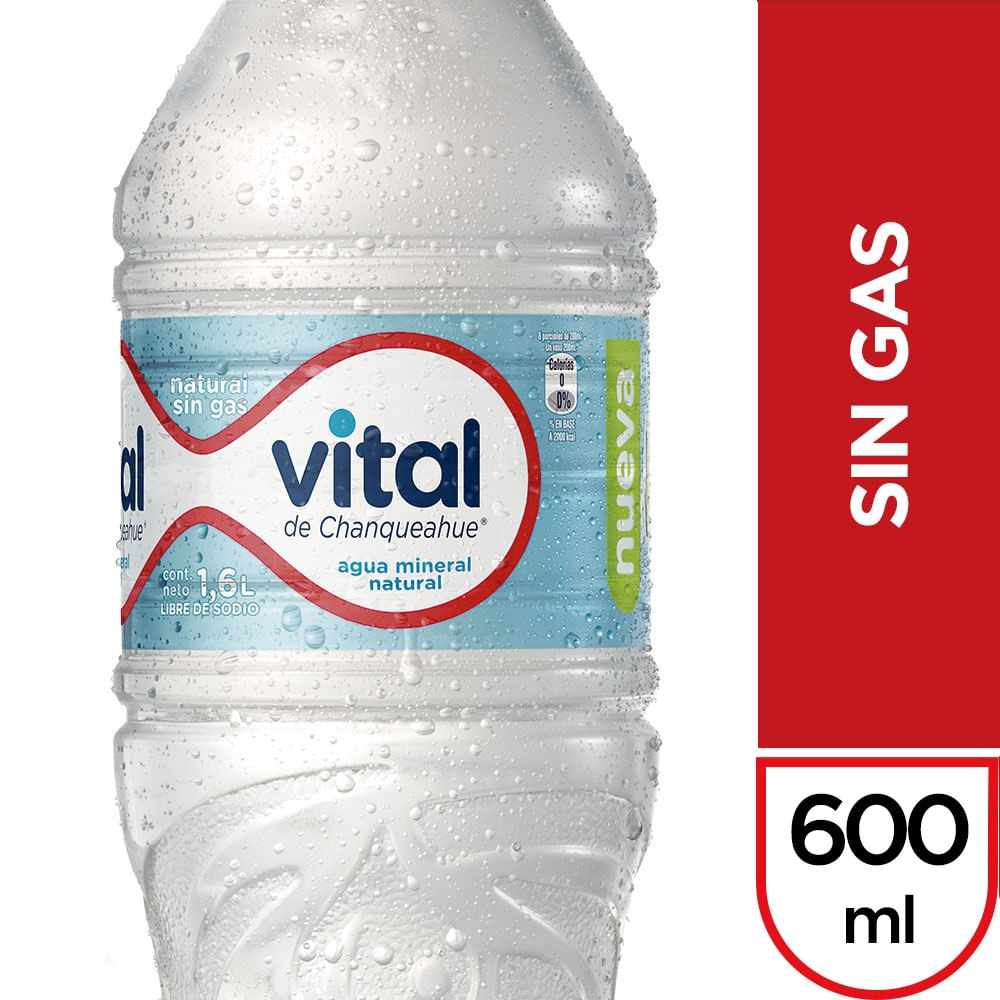 Agua mineral Vital sin gas botella 600 ml