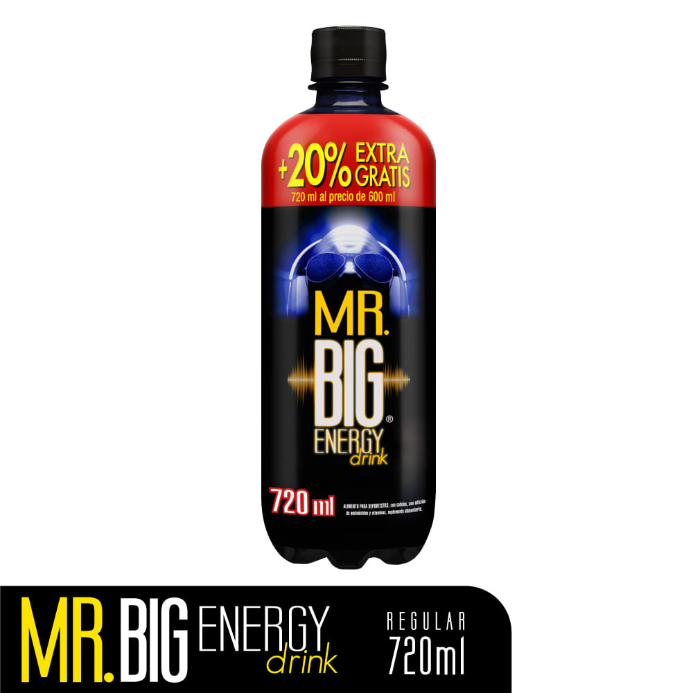 Bebida energética Mr. Big 720 ml
