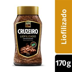 Café Cruzeiro liofilizado frasco 170 g