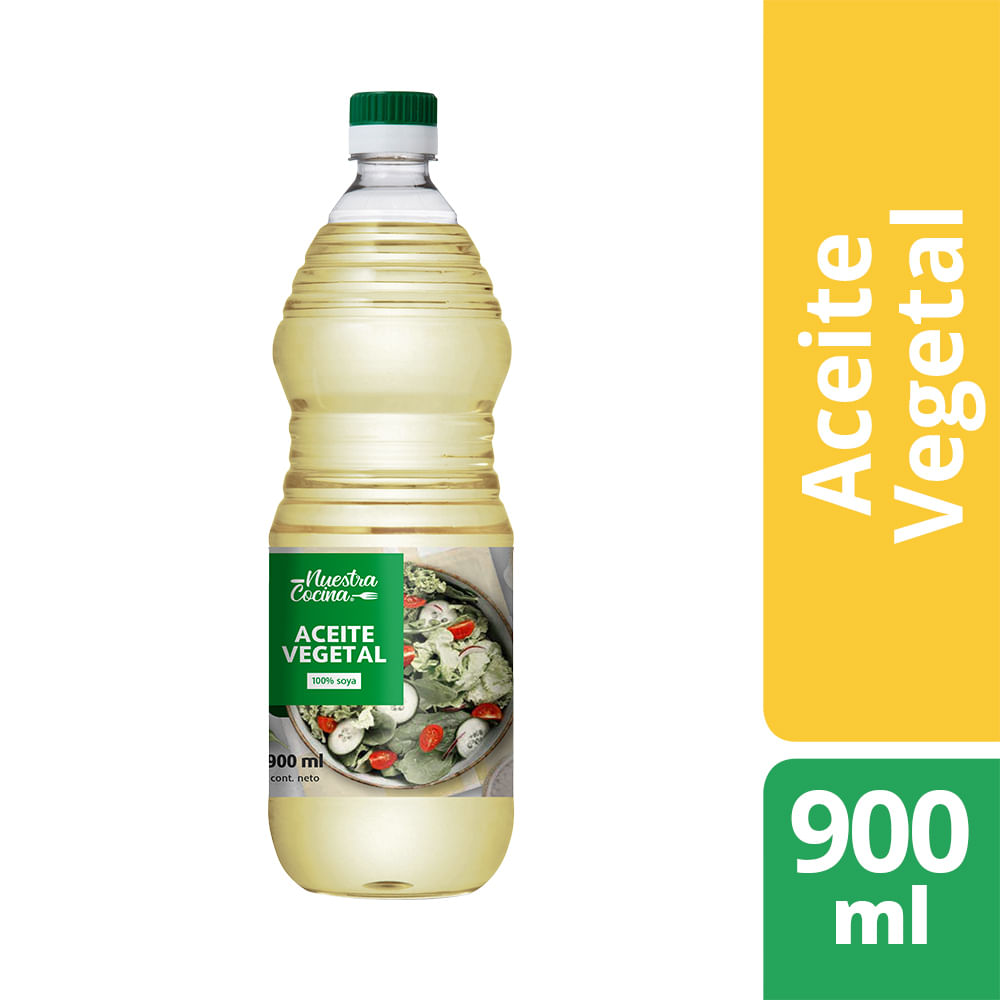 Aceite Nuestra Cocina vegetal botella 900 ml