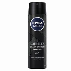 Desodorante Nivea men black carbón spray 150 ml