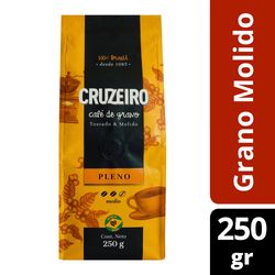 Café grano Cruzeiro pleno tostado y molido 250 g