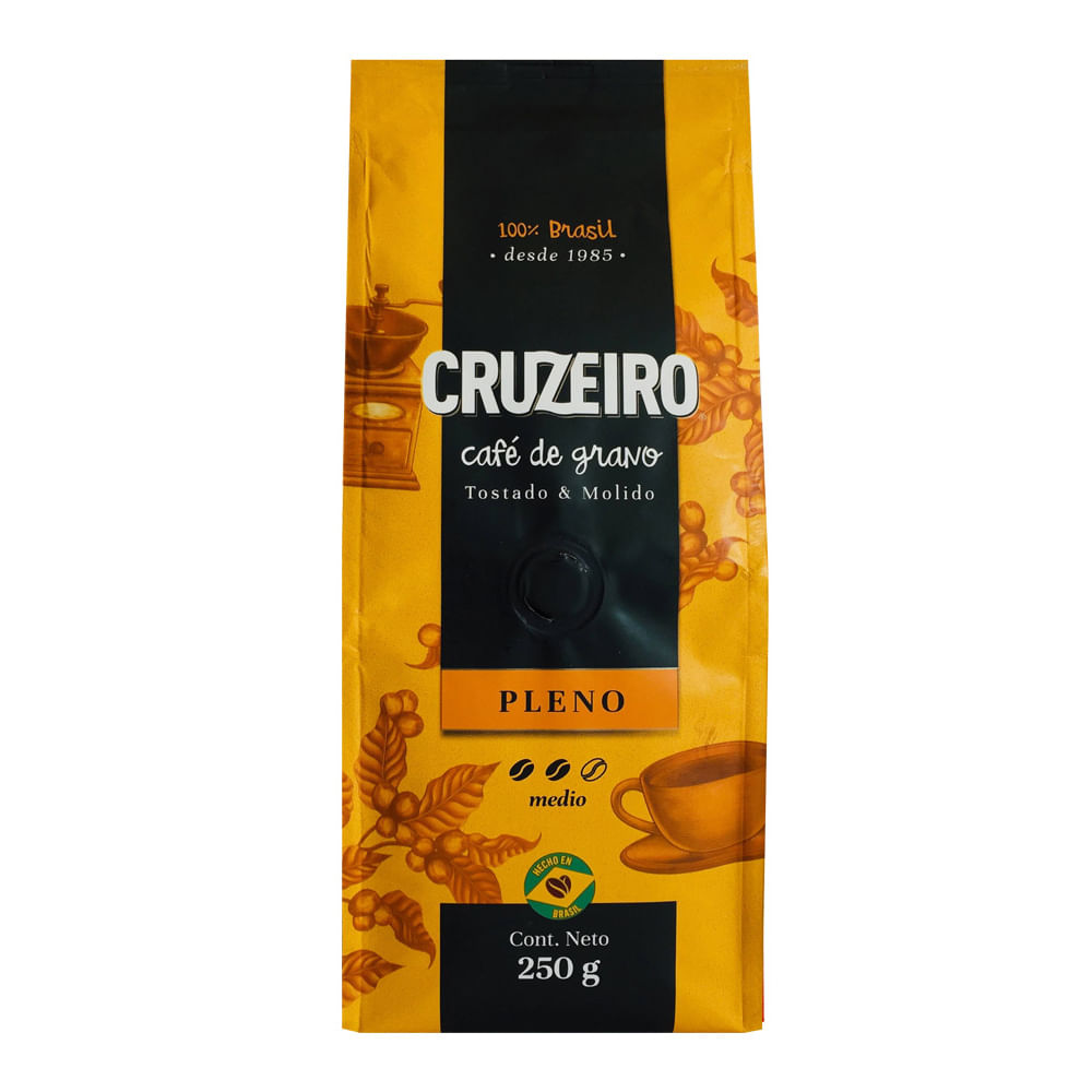 Café grano Cruzeiro pleno tostado y molido 250 g Café grano Cruzeiro pleno tostado y molido 250 g