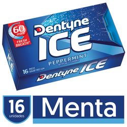 Chicle Dentyne Ice menta sin azúcar 16 un