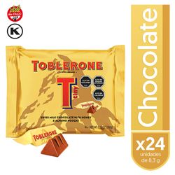 Pack Chocolate Toblerone mini 24 un de 8.3 g
