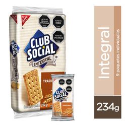 Galletas saladas Club Social integral 234 g