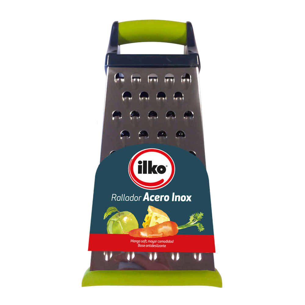 Rallador Ilko design 4 caras acero inoxidable
