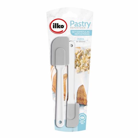 Set espátulas Ilko pastry silicona 2 un Set espátulas Ilko pastry silicona 2 un