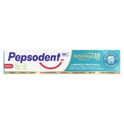 Pasta dental Pepsodent integral 18 limpieza profunda 75 ml