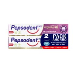 Pasta dental Pepsodent integral 18 salud completa 2 un de 75 ml