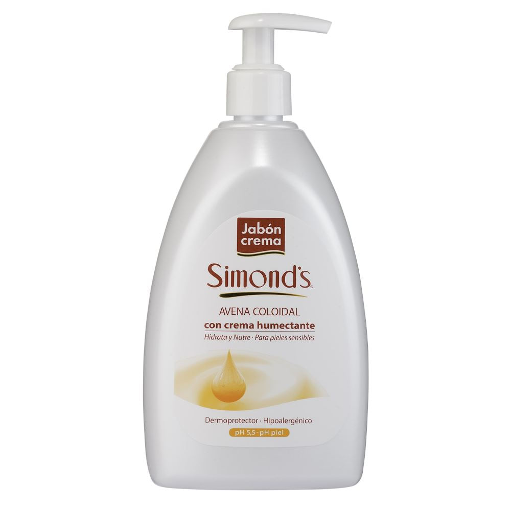 Jabón líquido Simond's crema avena coloidal 500 ml
